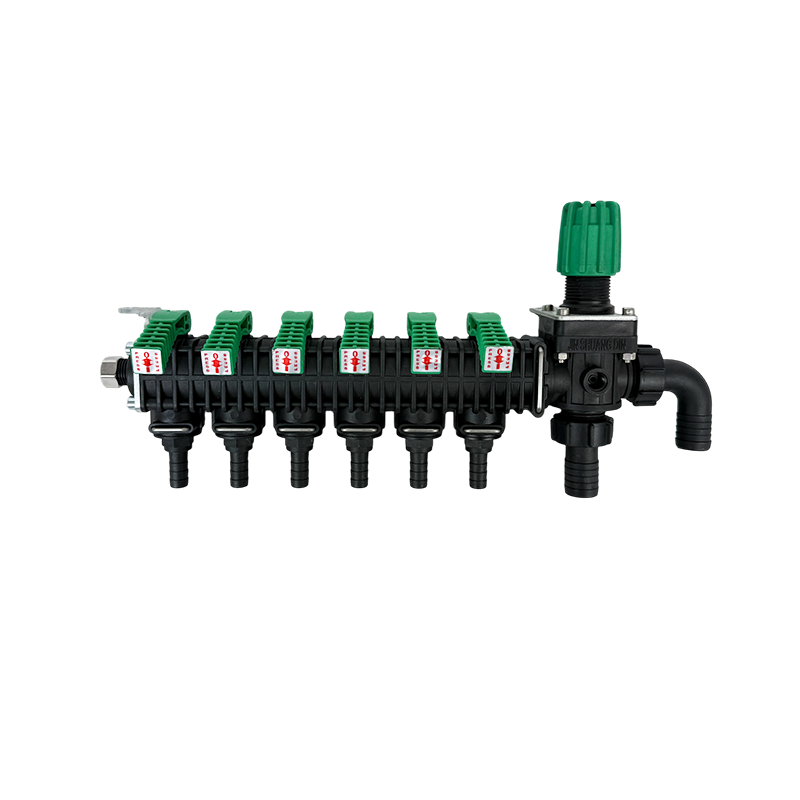 FLQ-120 13mm 斜面端，G1/2 六路分流器