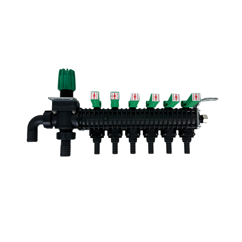 FLQ-120 13mm 斜面端，G1/2 六路分流器